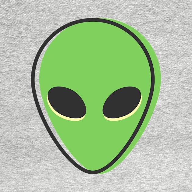 Retro minimal alien Sci Fi by happinessinatee